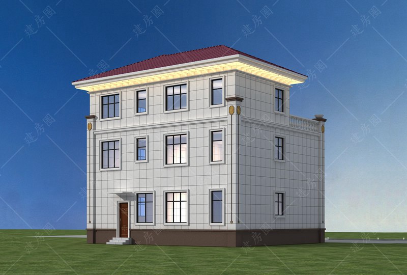 2021新款三層自建別墅效果圖