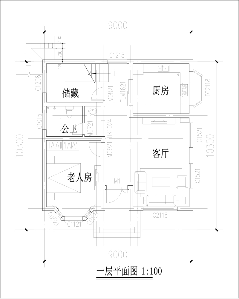 小別墅設(shè)計(jì)戶型圖