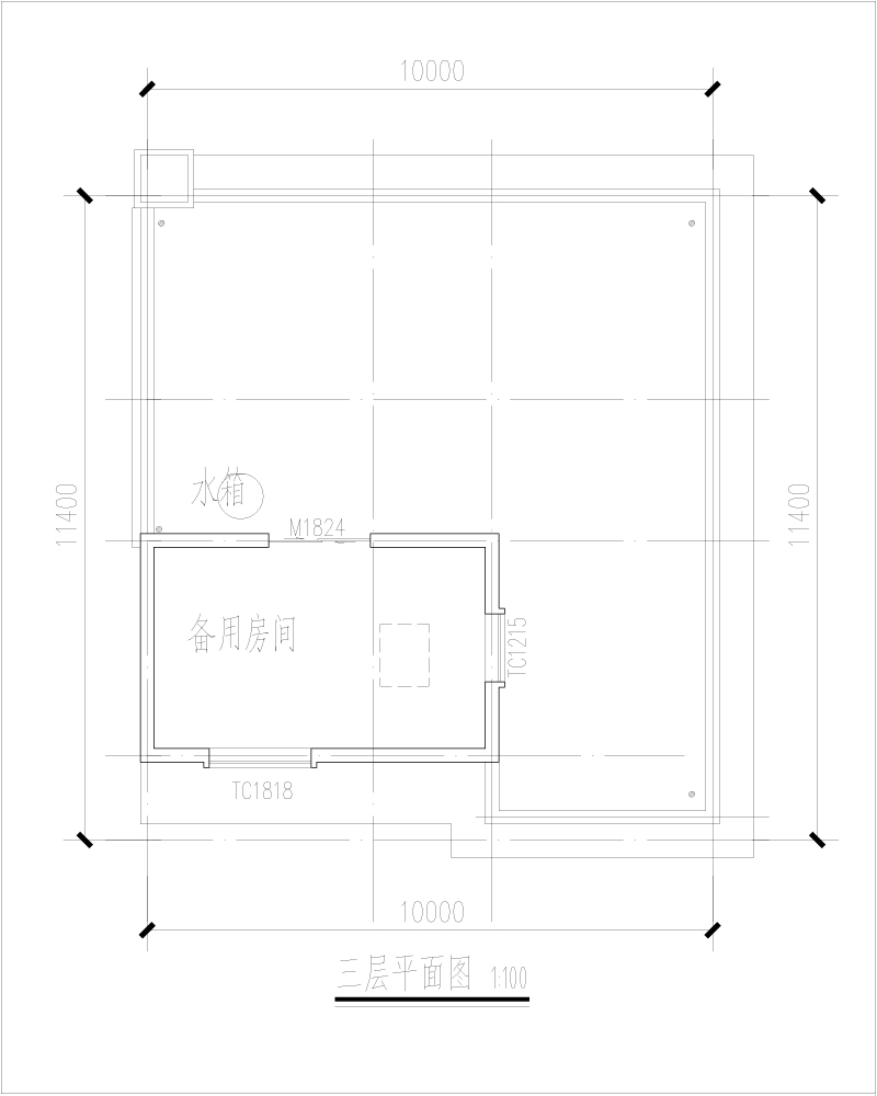 農(nóng)村三層現(xiàn)代別墅戶型圖