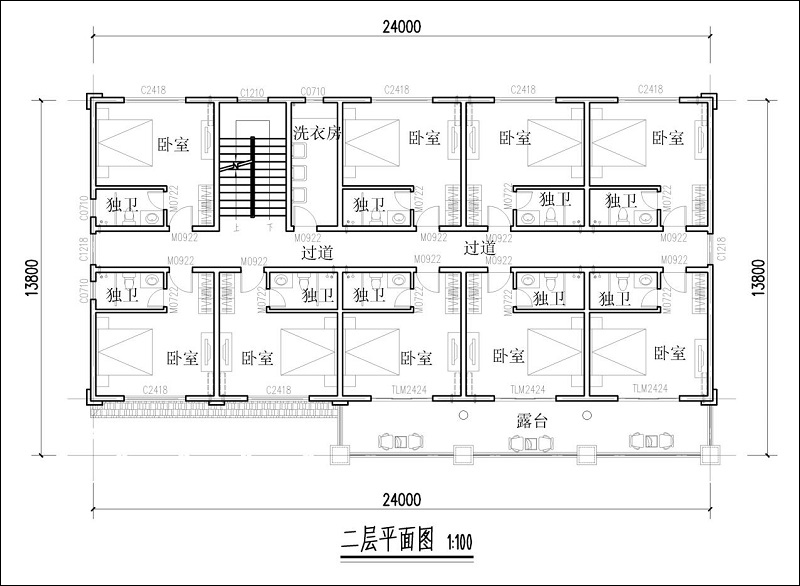 房屋二層平面圖