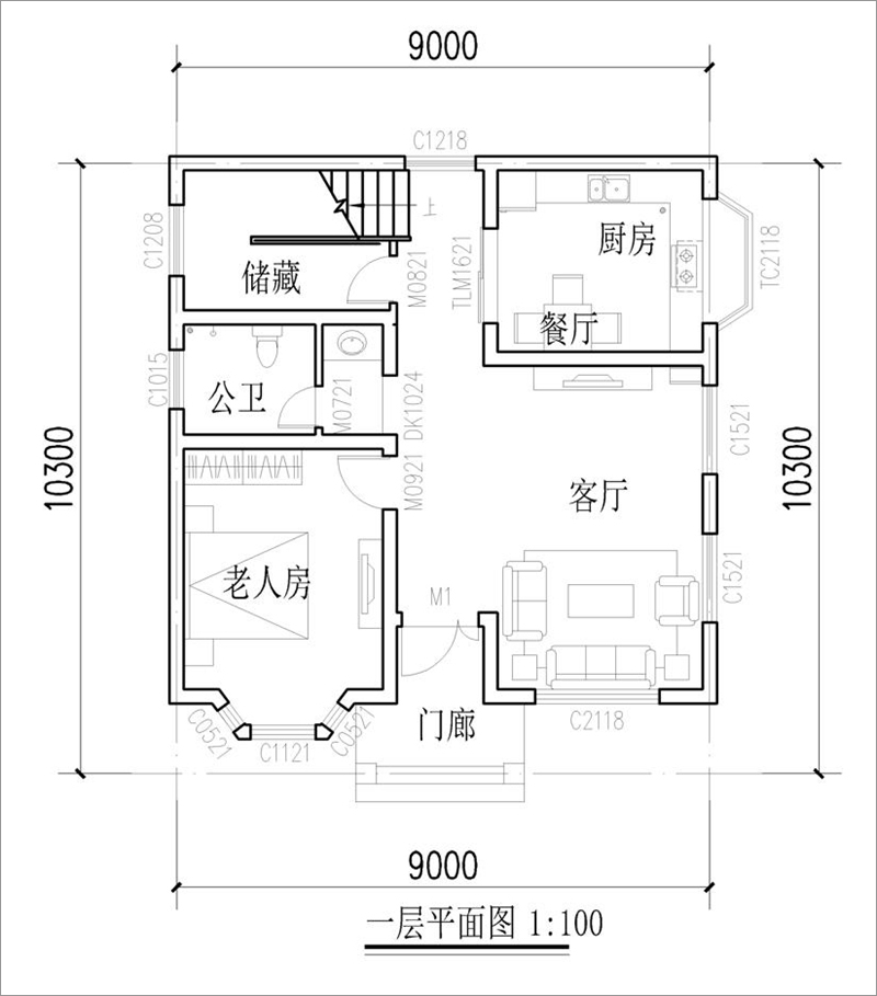 小別墅設(shè)計(jì)戶型圖