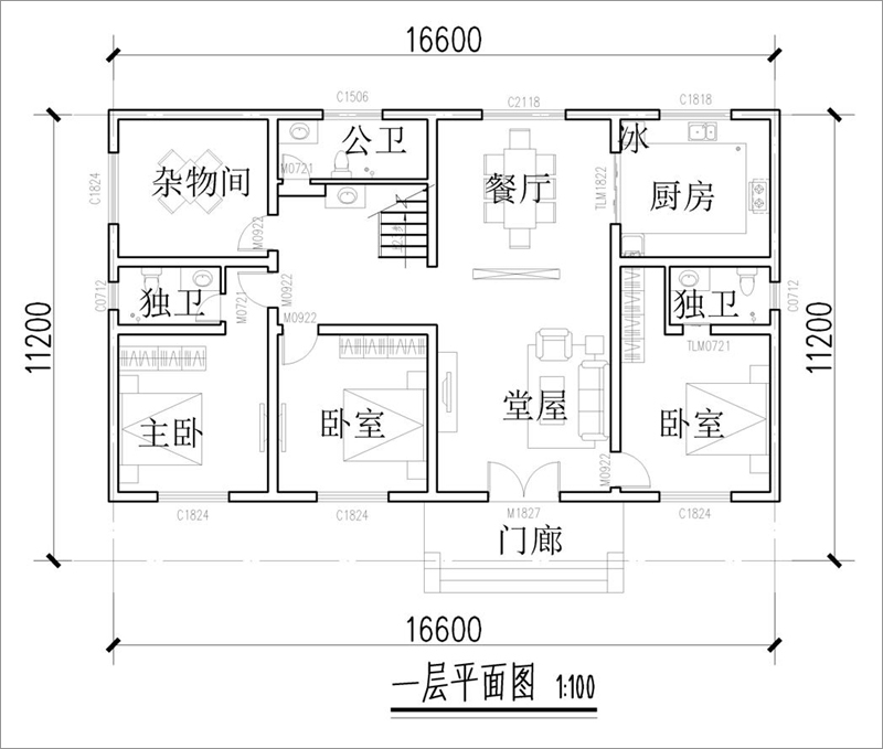 自建房屋設(shè)計(jì)戶型圖