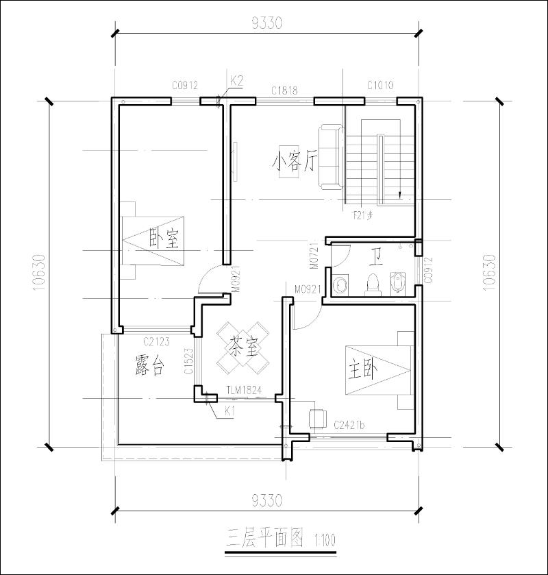 三層戶型圖設(shè)計(jì)