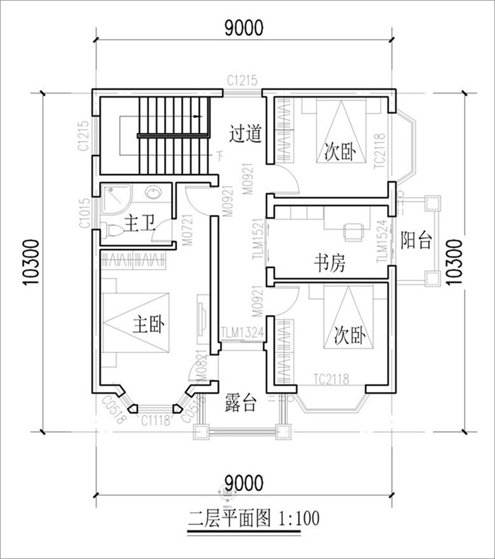 農(nóng)村小戶型自建房設(shè)計圖