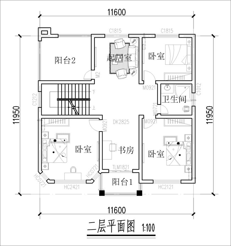 三層歐式別墅設(shè)計平面圖