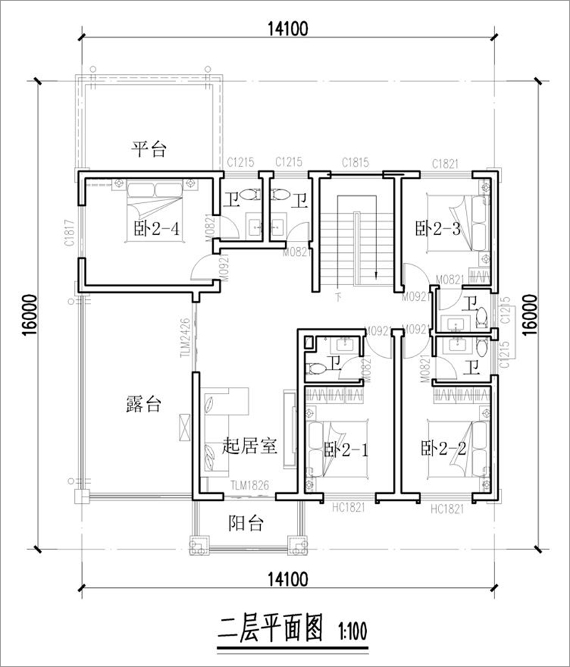 二層平面圖
