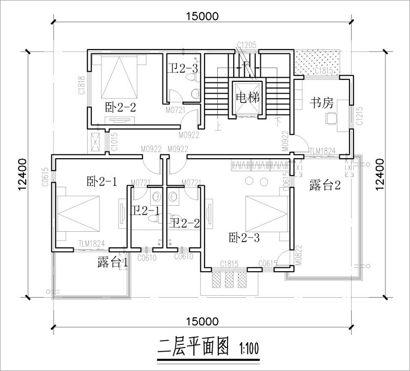 二層平面圖