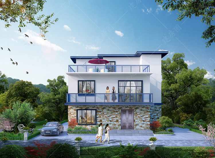 成都蒲江三層現(xiàn)代風(fēng)格自建房設(shè)計(jì)， 別具一格 美輪美奐