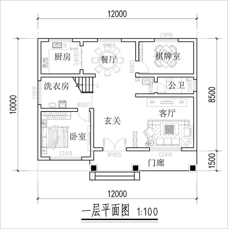 一層平面圖