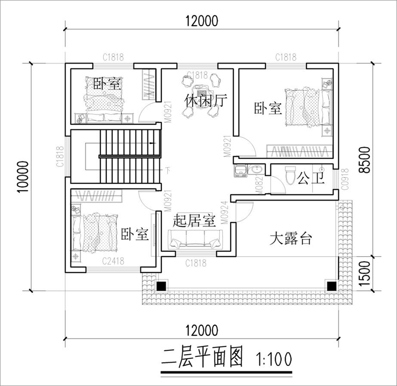 二層平面圖