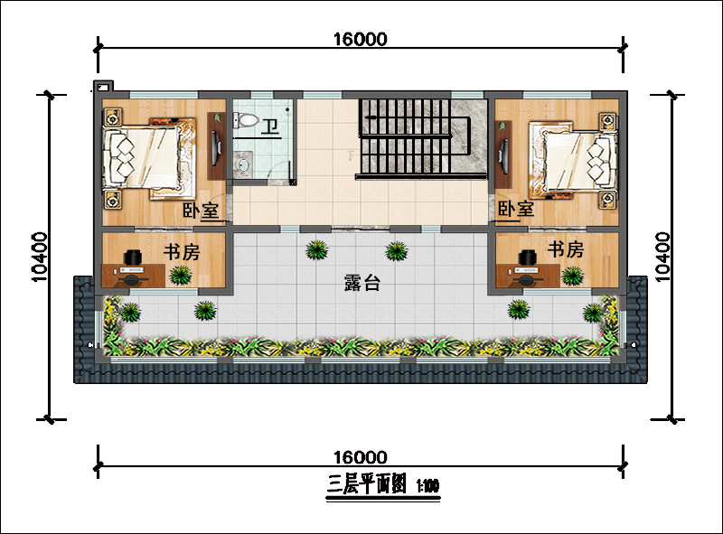 新中式別墅設(shè)計(jì)戶型圖