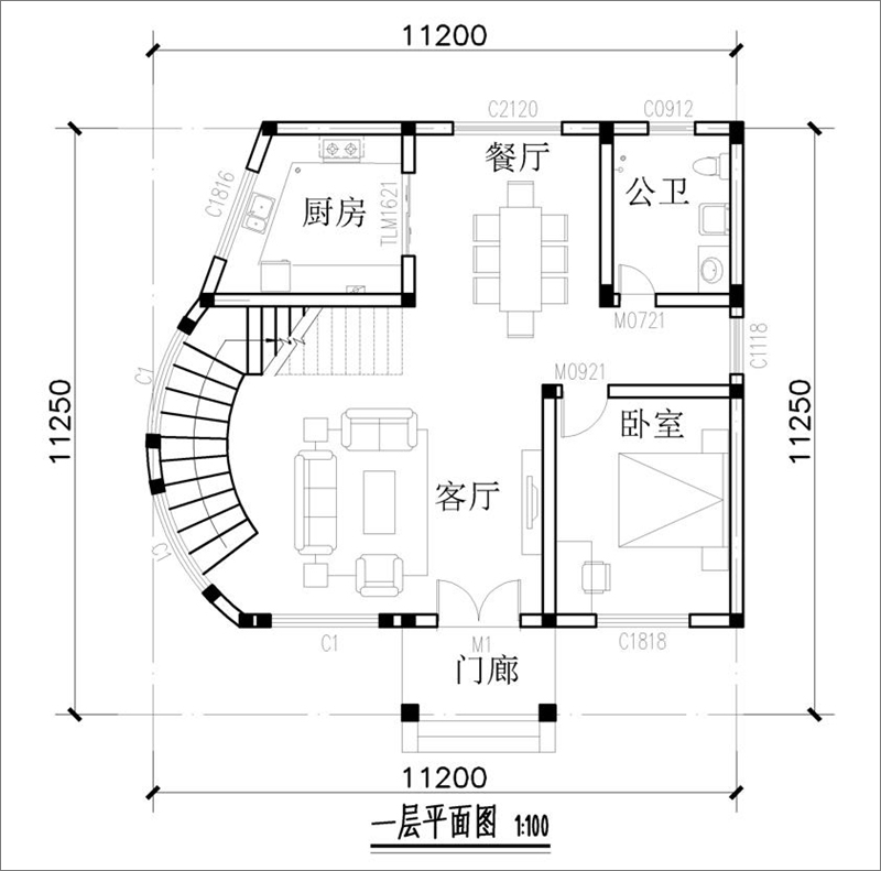 歐式別墅設(shè)計(jì)戶型圖