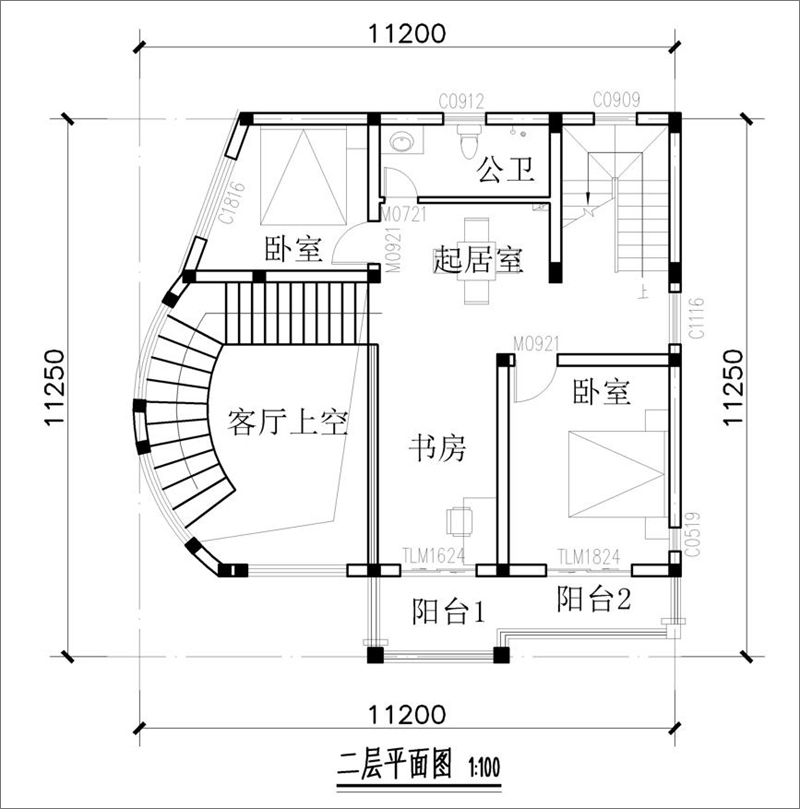 歐式別墅設(shè)計(jì)平面圖