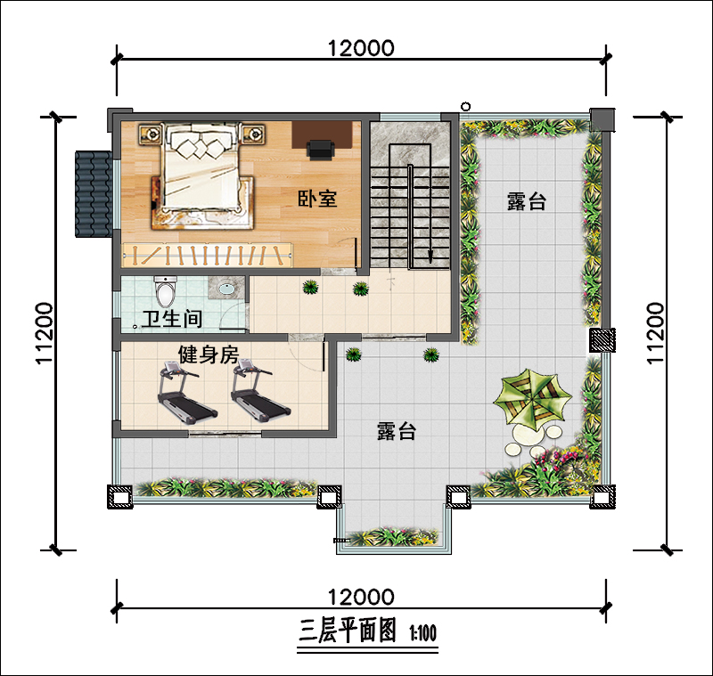 三層新中式別墅設(shè)計圖片