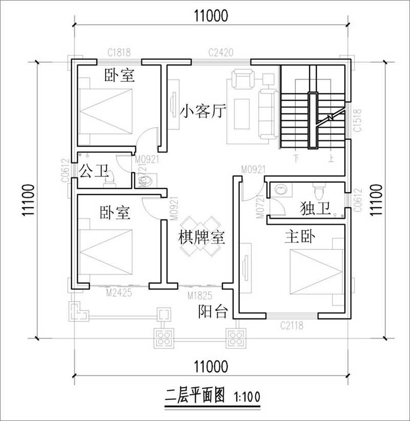 三層歐式別墅設(shè)計平面圖
