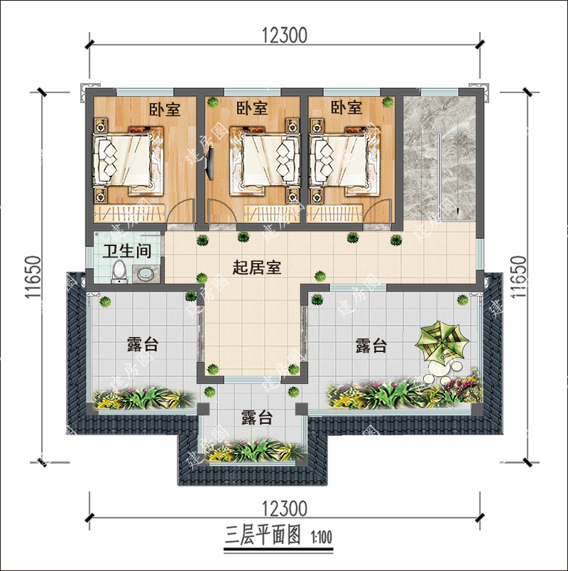 農(nóng)村自建房三層自建房