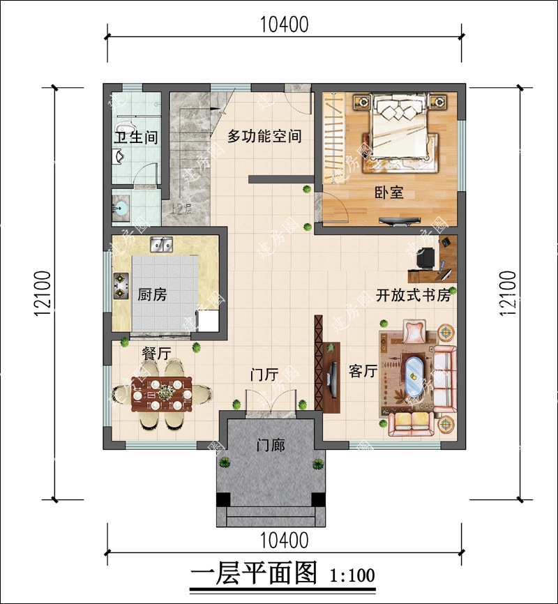 中式自建房戶型設(shè)計(jì)圖