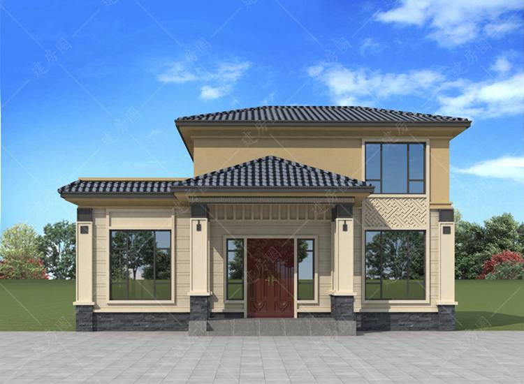 農(nóng)村二層新中式建房設(shè)計(jì)圖紙，秒殺各種洋別墅