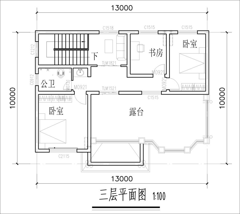 農(nóng)村30萬(wàn)房屋戶(hù)型圖