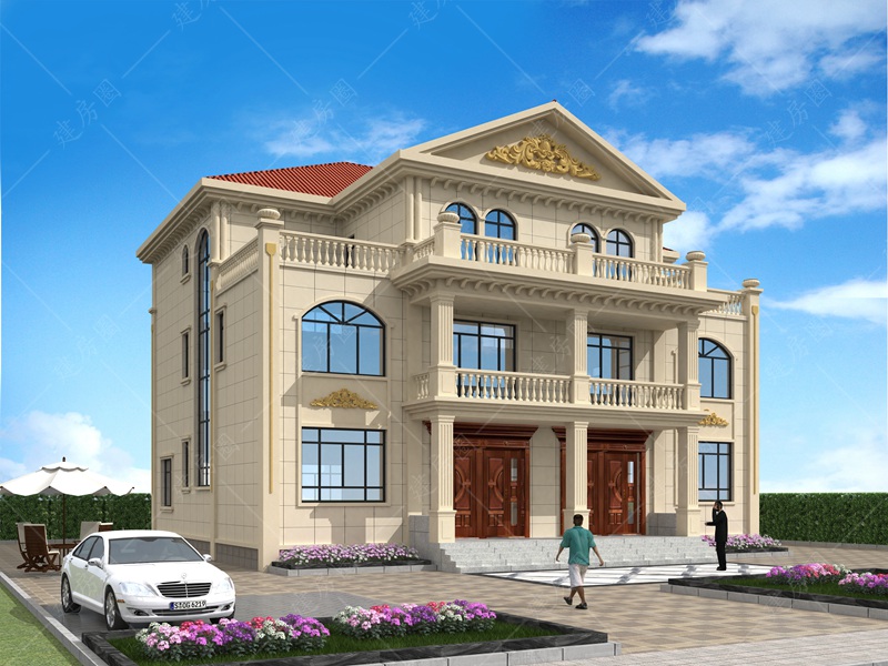 達(dá)州雙拼自建房效果圖