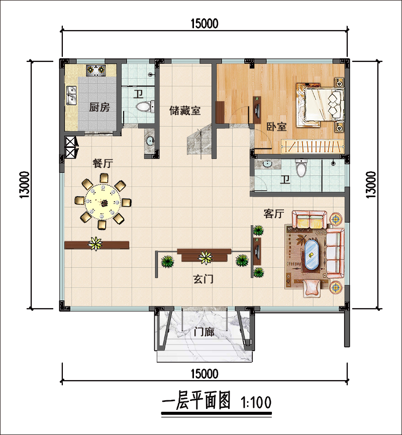 一層平面圖