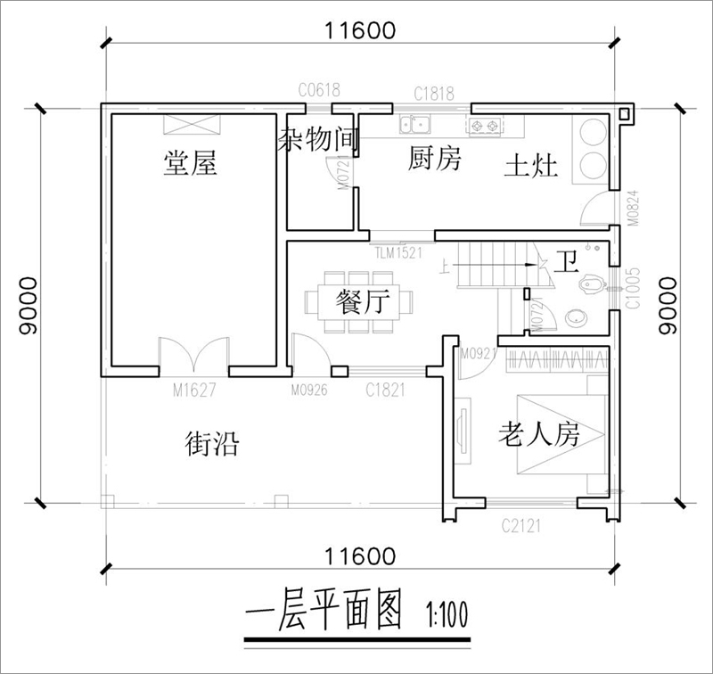 一層平面圖