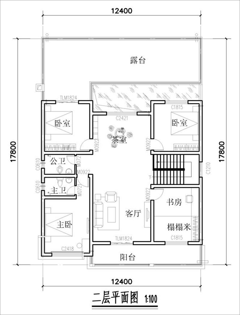 二層平面圖