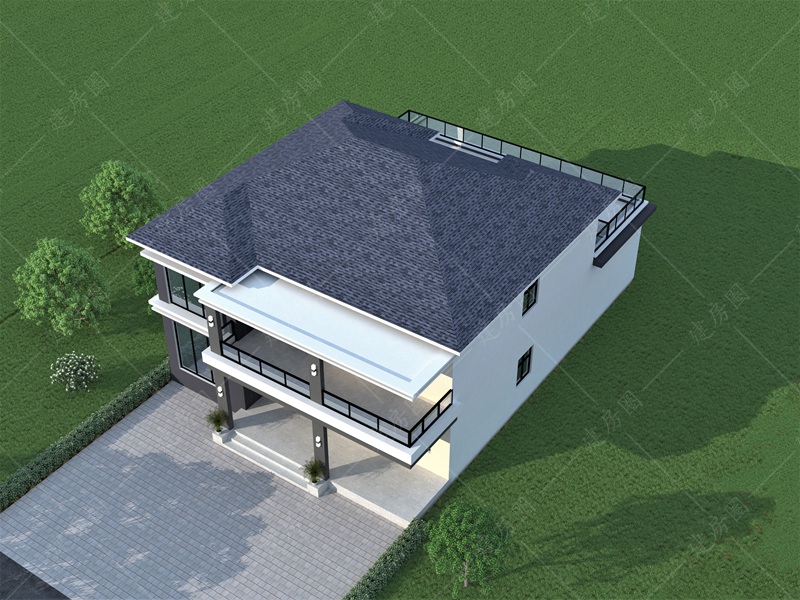 現(xiàn)代自建房外觀圖