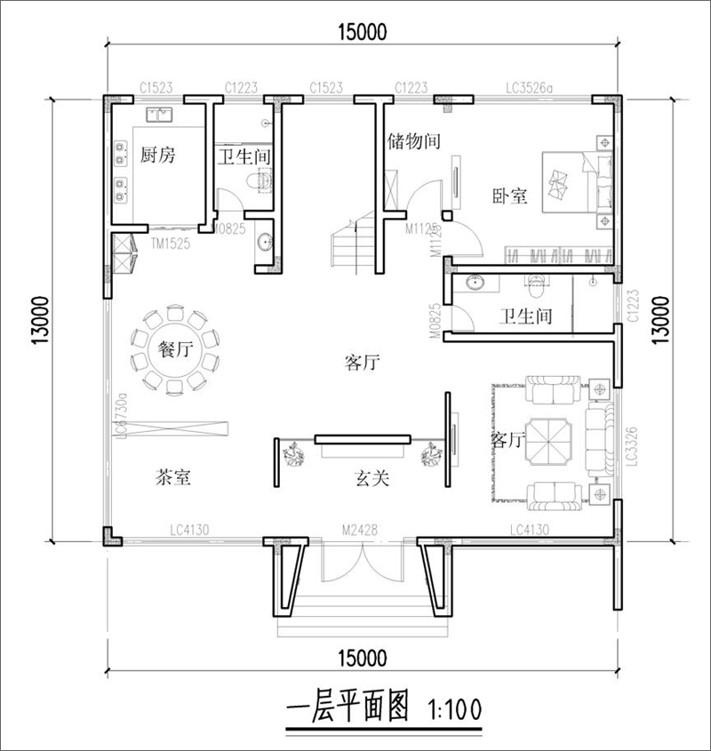 一層平面圖
