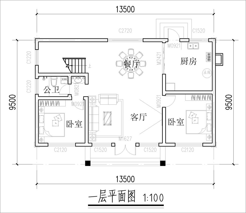 一層平面圖
