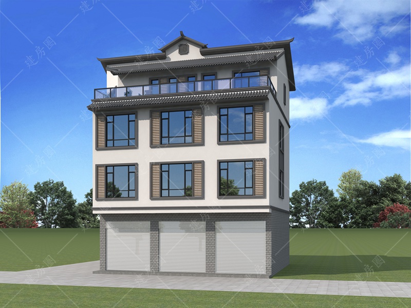 臨街自建房外觀設(shè)計(jì)圖