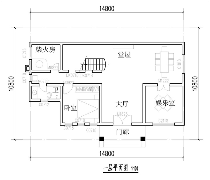 一層平面圖