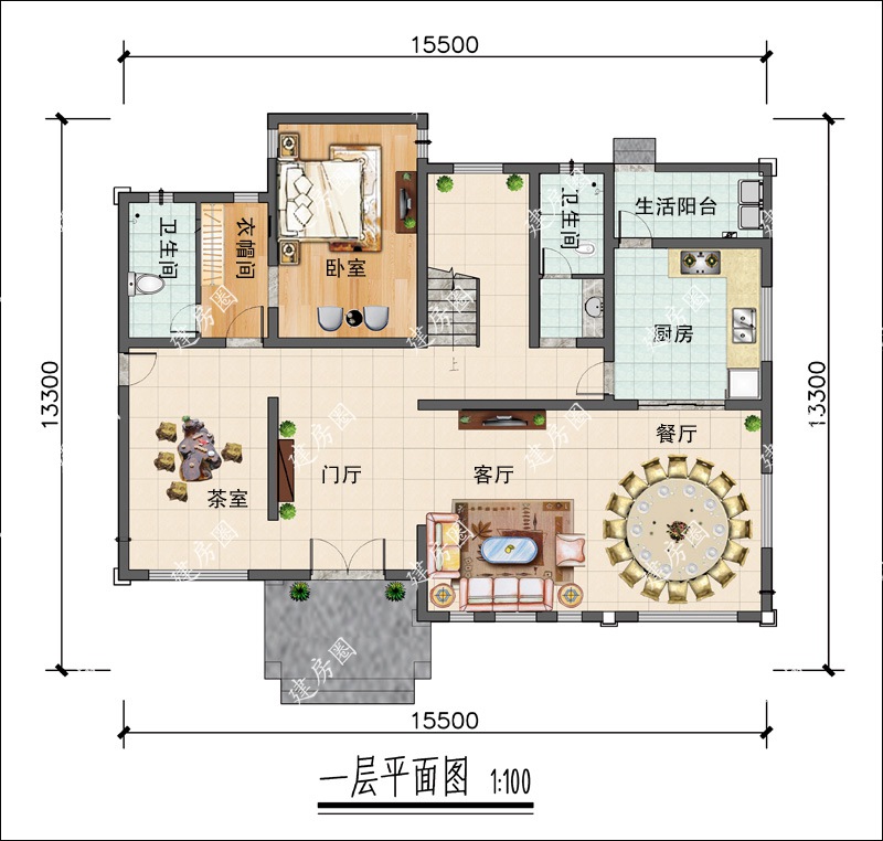 一層平面布局圖
