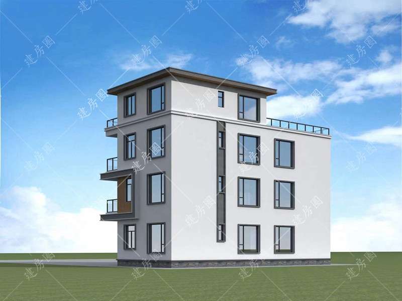 農(nóng)村現(xiàn)代風格自建房效果圖