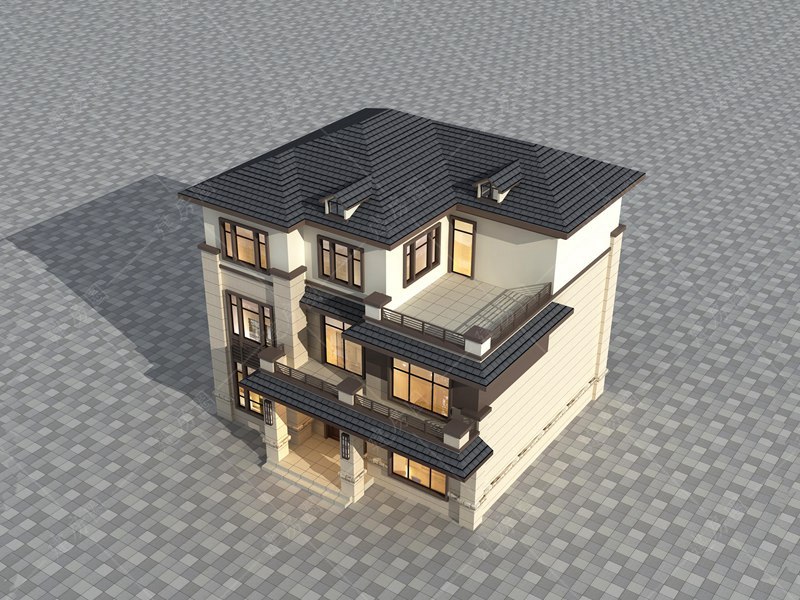 12米x11米農(nóng)村自建房外觀圖片