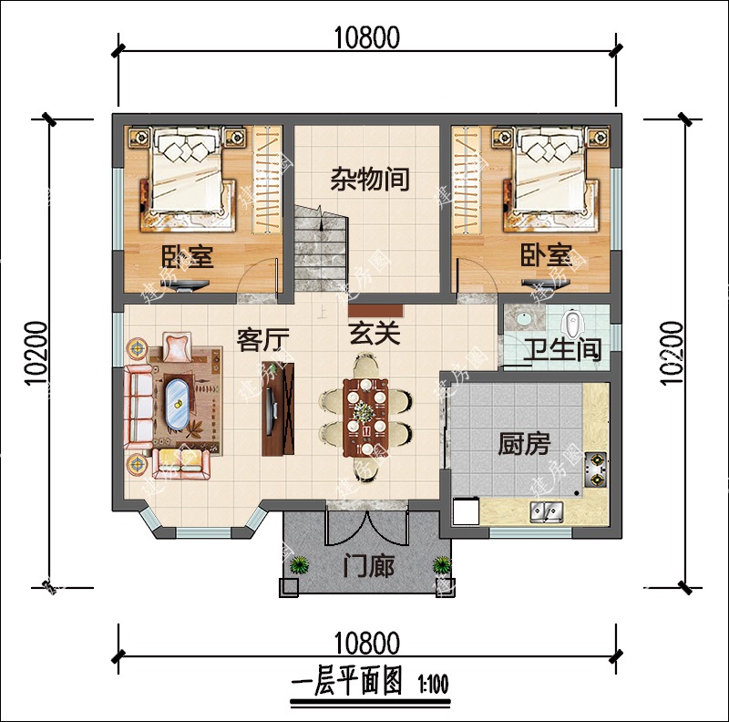 一層平面戶型圖