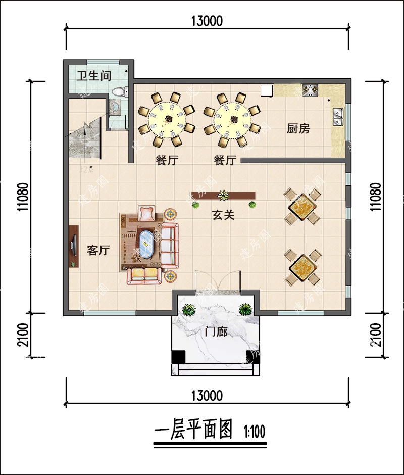 一層平面布局圖
