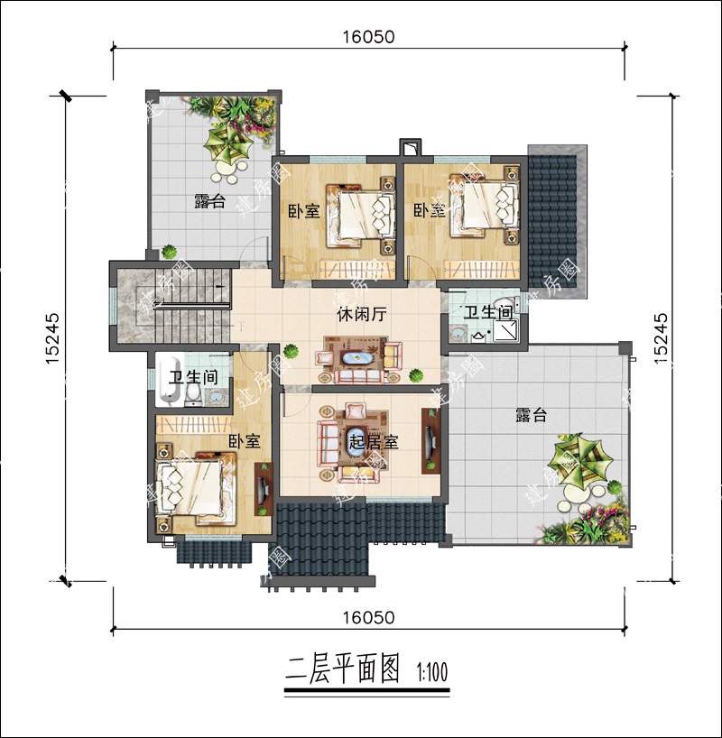 坐西朝東農(nóng)村自建房戶型圖