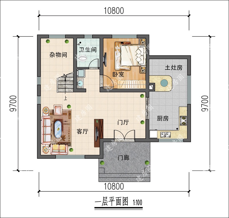 一層平面效果圖