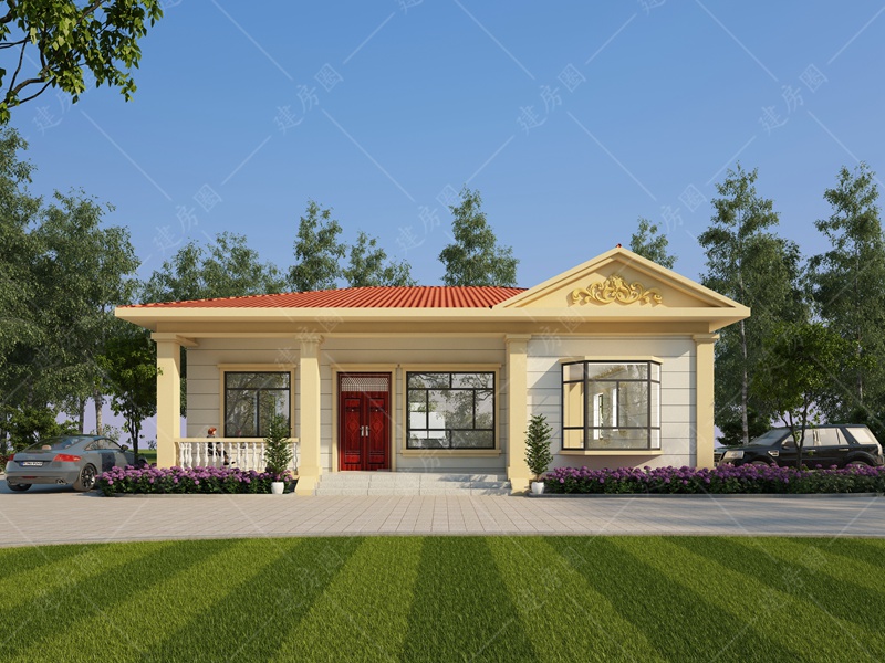 一層農(nóng)村自建房設(shè)計(jì)外觀圖片