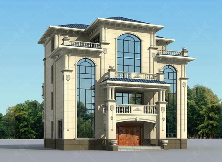 農(nóng)村四層建房設(shè)計(jì)圖紙，占地180平方歐式外觀