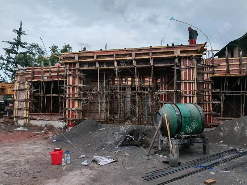 自建房施工現(xiàn)場
