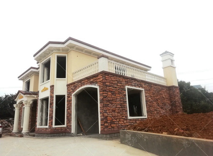 農(nóng)村自建房真石漆外墻實景圖