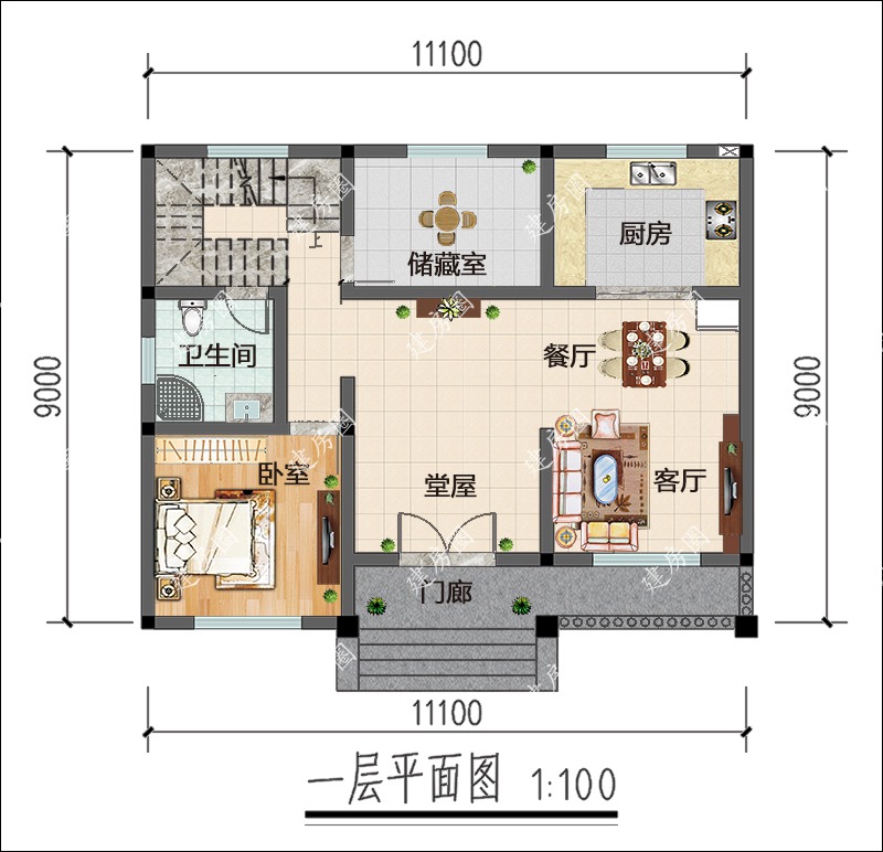  一層平面圖