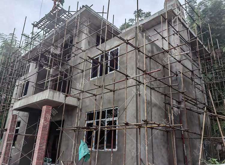 自建房施工實景圖