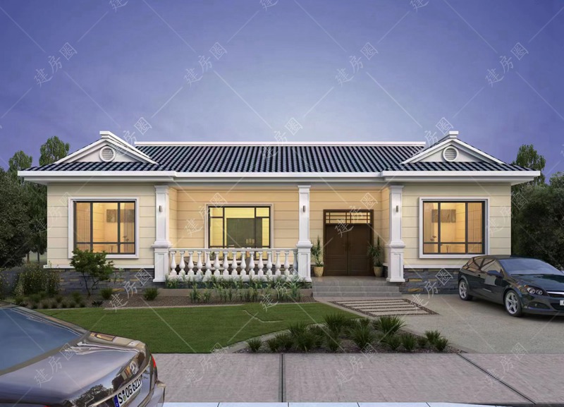 農(nóng)村建房圖紙設(shè)計圖，帶平面圖，效果圖，施工圖紙