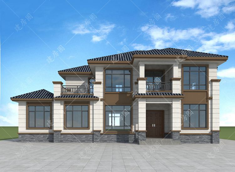 18x10米農(nóng)村二層自建房設(shè)計圖紙，帶個偏房設(shè)計