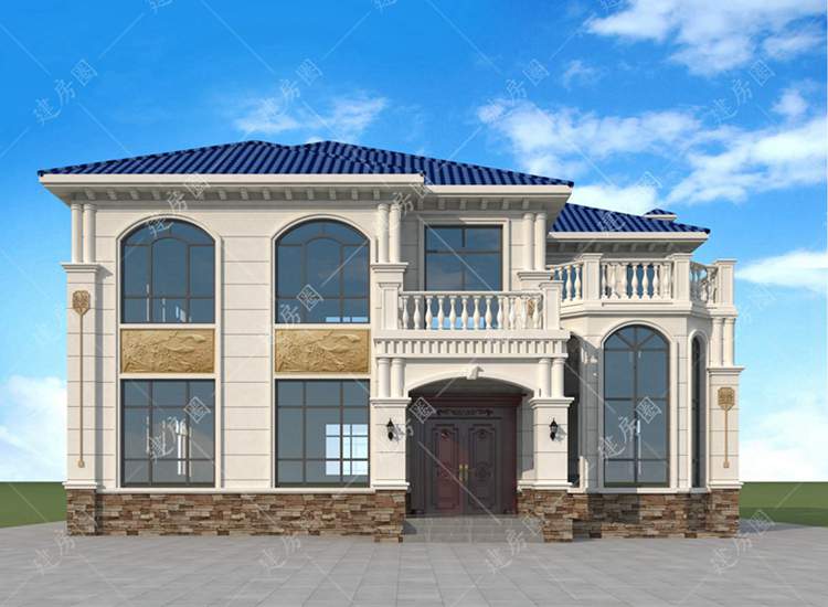 15X13米農(nóng)村二層自建房設(shè)計圖紙，房間多，外觀好看
