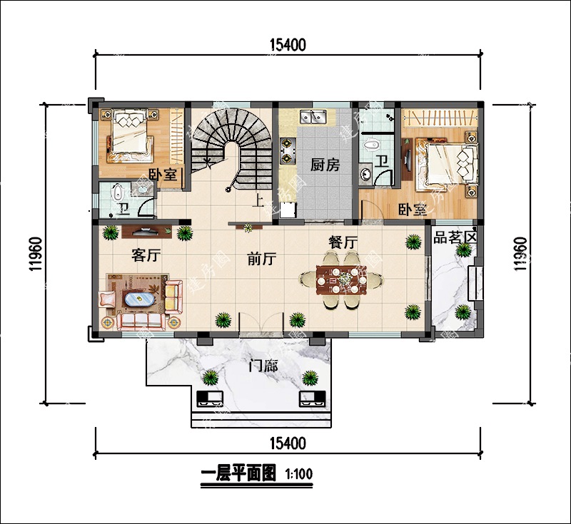 自建房樓梯平面圖