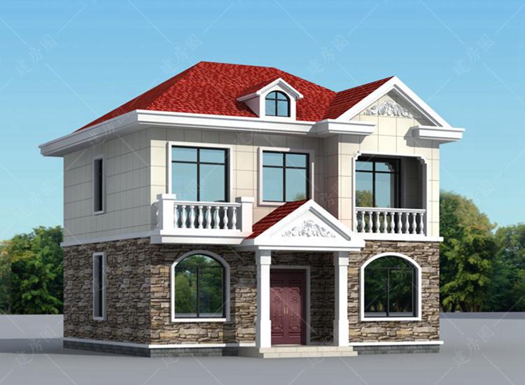 寶雞農(nóng)村自建房10x10米設(shè)計(jì)圖，造價(jià)低，施工方便
